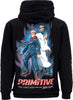PRIMITIVE-Felpa-Cappuccio-Zip-Uomo-Itadori-Sukuna-Zip-Hoodie-X-Jujutsu-Kaisen-Black-da-uomo