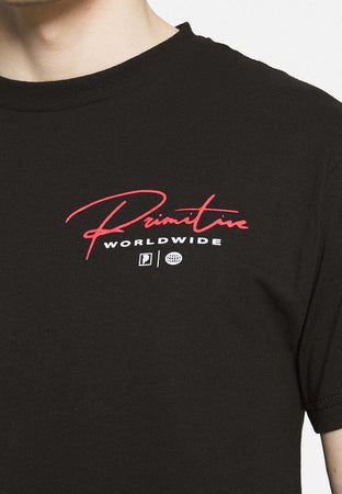Primitive Kingdom Tee T-Shirt Uomo Nera Stampa Sul Retro Maglia Mezze Maniche Girocollo 100% Cotone Regular Fit Moda/Uomo/Abbigliamento/T-shirt polo e camicie/T-shirt Snotshop - Roma, Commerciovirtuoso.it