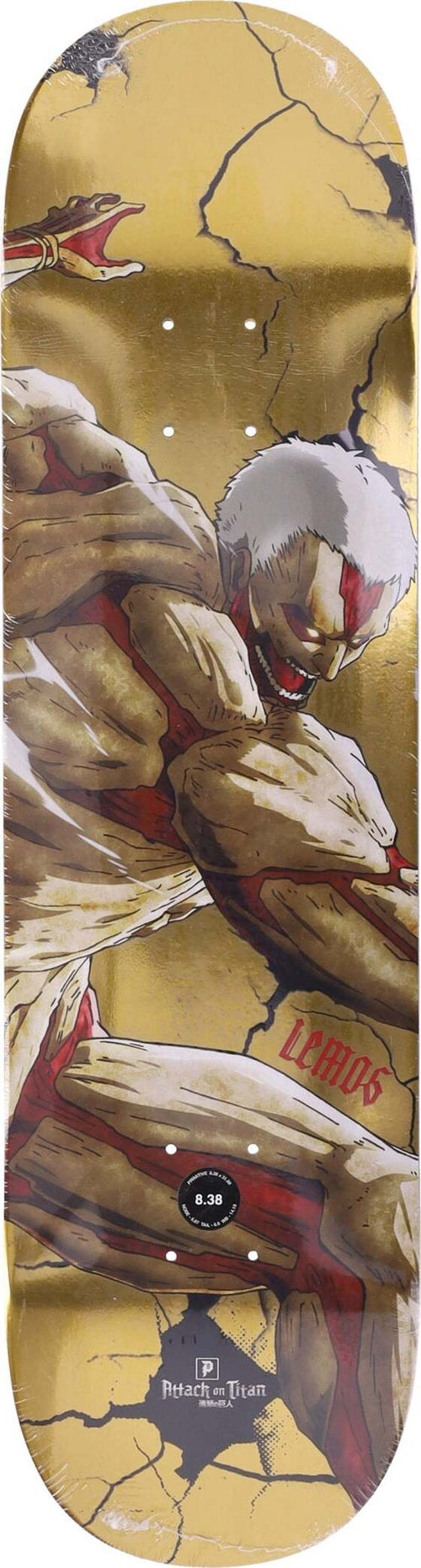 PRIMITIVE-Skateboard-Tavola-Uomo-Lemos-Harden-Deck-X-Attack-On-Titan-Wheat/multi-da-uomo