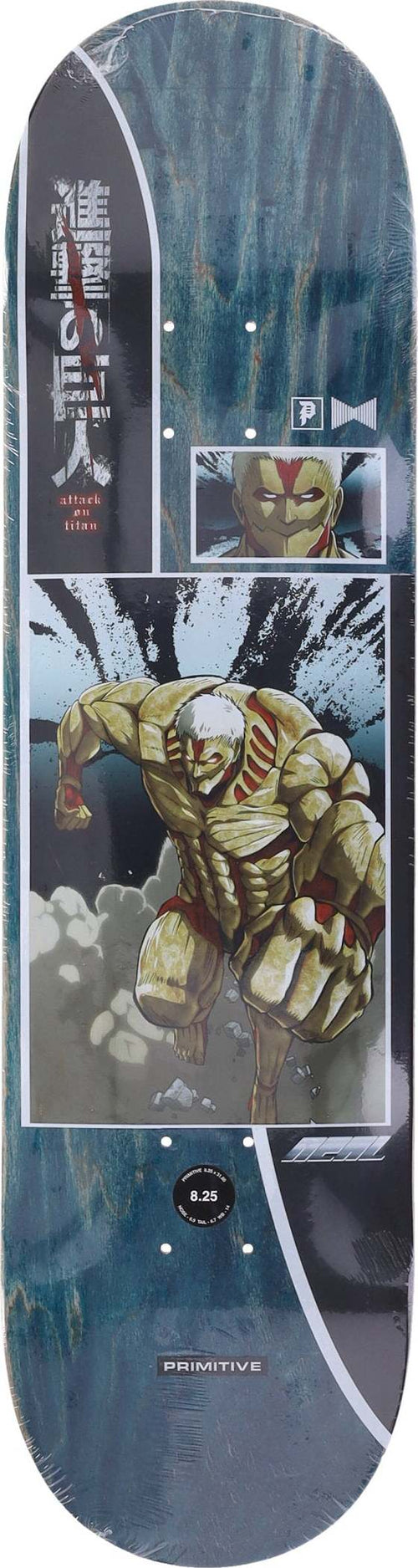 PRIMITIVE-Skateboard-Tavola-Uomo-Neal-Armored-Deck-X-Attack-On-Titan-Green/multi-da-uomo