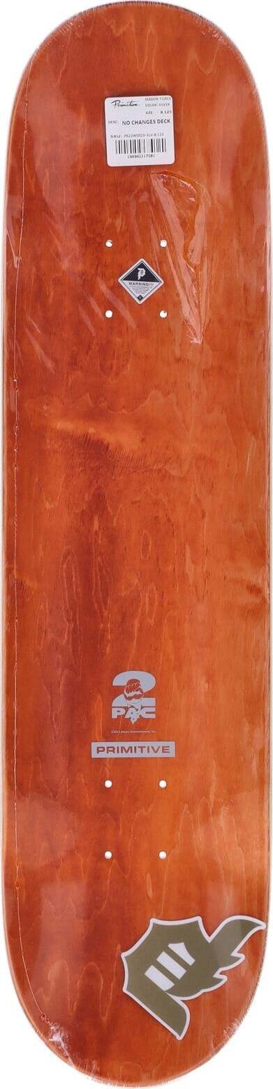 PRIMITIVE-Skateboard-Tavola-Uomo-No-Changes-Deck-X-2pac-Orange-da-uomo