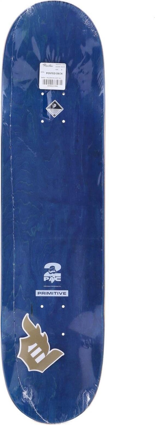 PRIMITIVE-Skateboard-Tavola-Uomo-Posted-Deck-X-2pac-Blue-da-uomo
