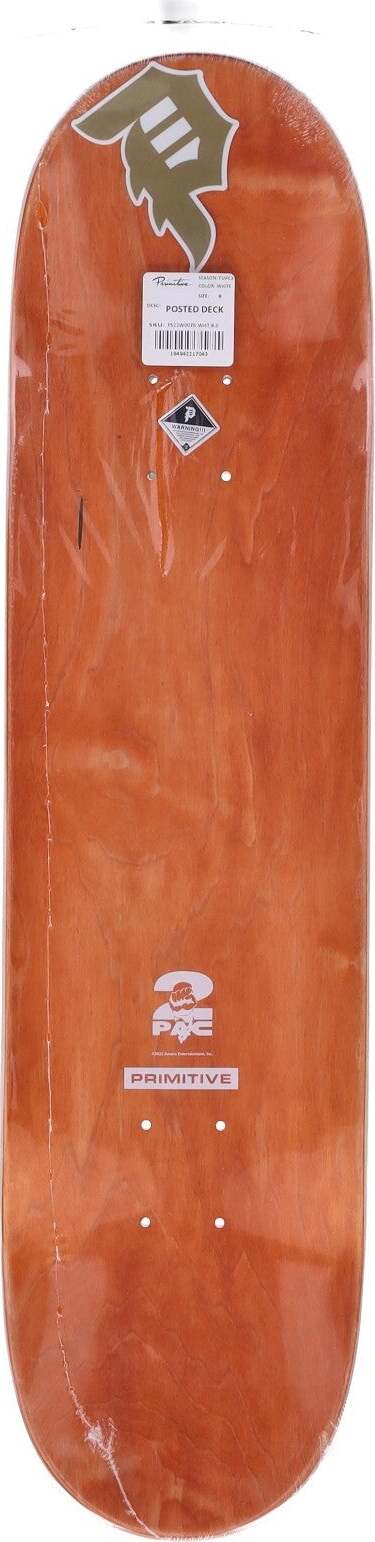 PRIMITIVE-Skateboard-Tavola-Uomo-Posted-Deck-X-2pac-Orange-da-uomo