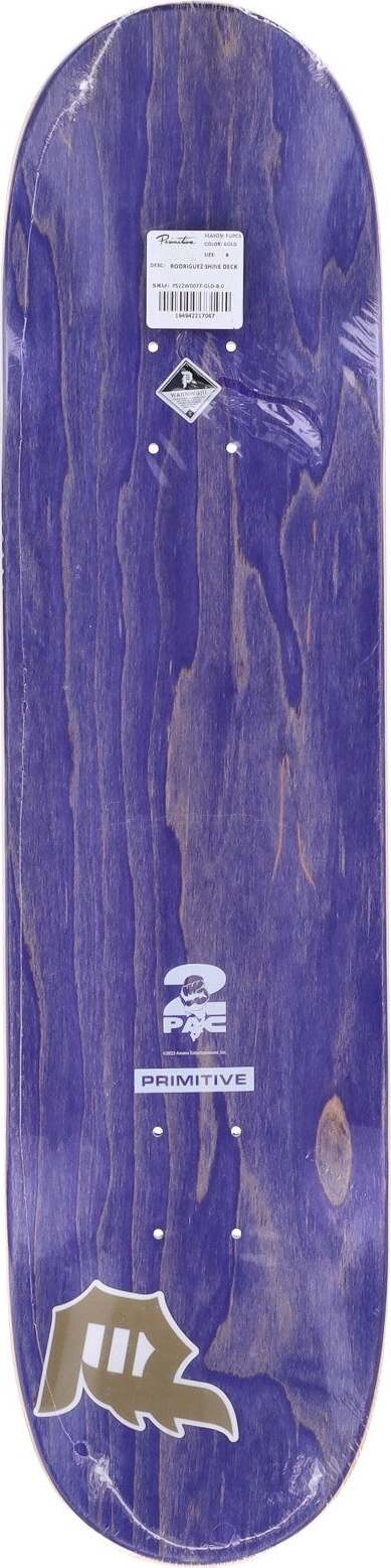 PRIMITIVE-Skateboard-Tavola-Uomo-Rodriguez-Shine-Deck-X-2pac-Royal-Blue-da-uomo