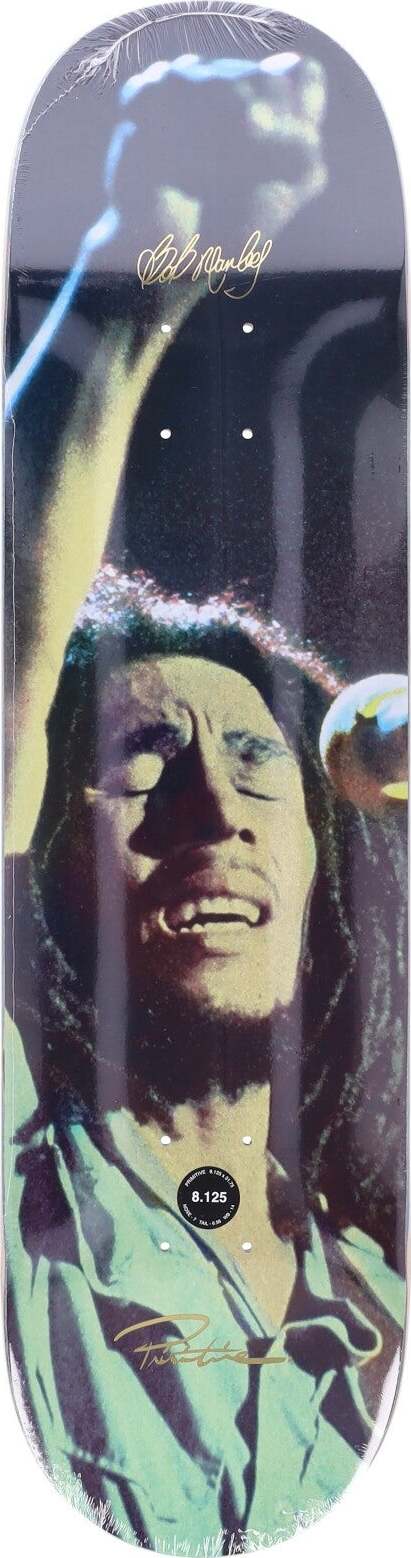 PRIMITIVE-Skateboard-Tavola-Uomo-Stand-Up-Deck-X-Bob-Marley-Multi-Color-da-uomo