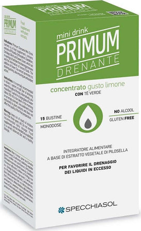 Primum-Drenante-gusto-Limone-–-Minidrink-integratore-alimentare-15-bustine-Specchiasol