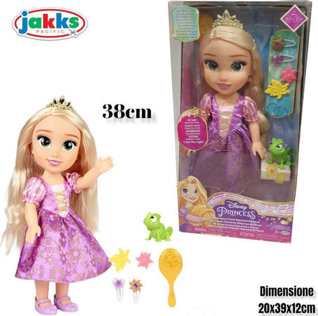 Principessa Disney Rapunzel 38 Cm Bambola Parlante Raperonzolo Canta In Italiano Giochi e giocattoli/Bambole e accessori/Bambole Fashion e accessori/Bambole Fashion Trade Shop italia - Napoli, Commerciovirtuoso.it