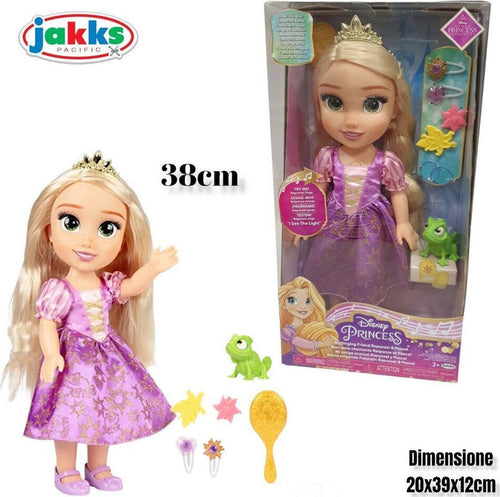 Principessa Disney Rapunzel 38 Cm Bambola Parlante Raperonzolo Canta In Italiano Giochi e giocattoli/Bambole e accessori/Bambole Fashion e accessori/Bambole Fashion Trade Shop italia - Napoli, Commerciovirtuoso.it