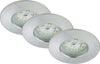 PRISMA---3-FARETTI-LED-DA-INCASSO-FISSI-3X5W-400LM-IP44---IN-PLASTICA-ROTONDI---COLORE-ALLUMINIO