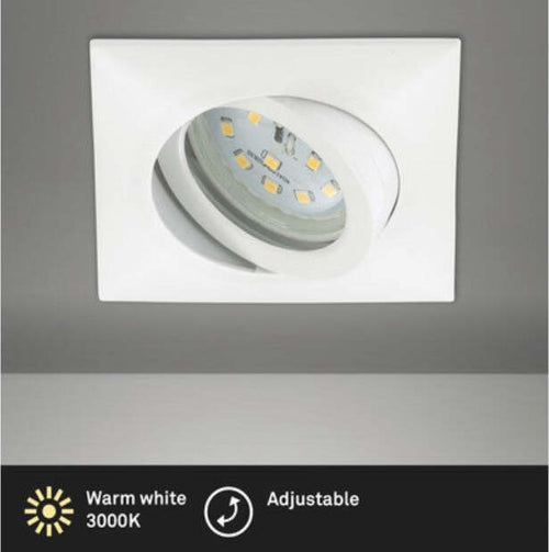 PRISMA---FARETTO-LED-AD-INCASSO-1X5W-400LM-IP23-QUADRATO***
