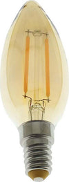 Prismalux-Lampada-LED-Ambrata-Vintage-Oliva-E14,-2.3-W