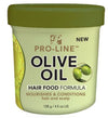 Pro-Line Olive Oil Hair Food Crema Rafforzante Capelli Secchi E Danneggiati 128 G Crema Idratante per Capelli Secchi E Danneggiati