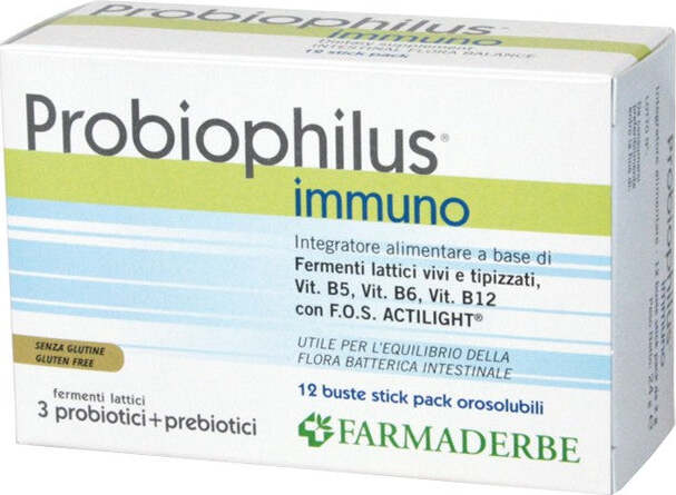 Probiophilus-Immuno-integratore-alimentare-12-buste-Farmaderbe