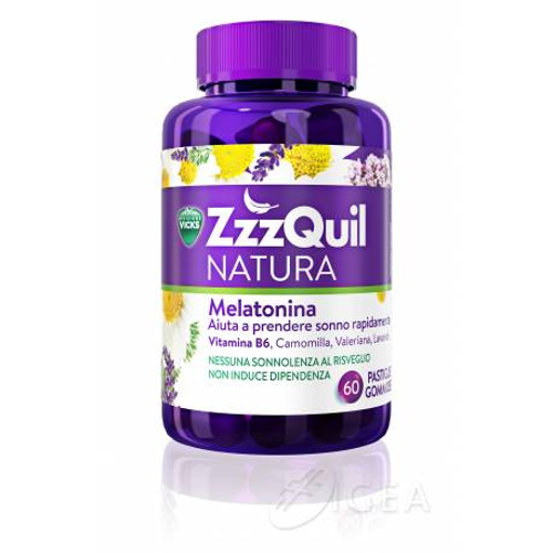 Vicks Zzzquil Natura 60 Pastiglie Gommose