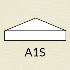 Ombrellone rettangolare professionale con palo laterale "Galileo Starwhite" in alluminio per esterno "Made In Italy"