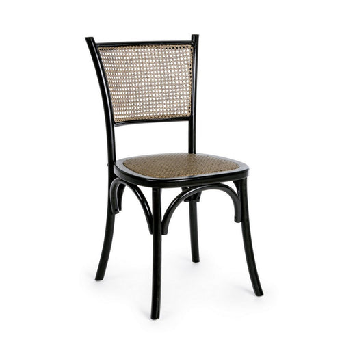 Sedia Carrel con struttura in legno di olmo, per arredo interno 45 x 53 x h 89 cm