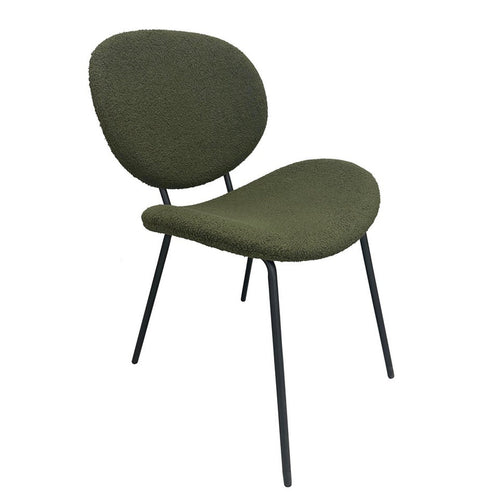 Sedia Maddie con struttura in acciaio verniciato a polvere epossidica, per arredo interno 52 x 59,5 x h 79,5 cm