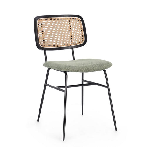 Sedia Glenna con struttura in acciaio verniciata a polvere epossidica, per arredo interno 45 x 59 x h 80,5 cm