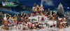 Decorazione Snowbicking con papà per Villaggio di Natale e presepe, in Plastica da h 18,7 cm
