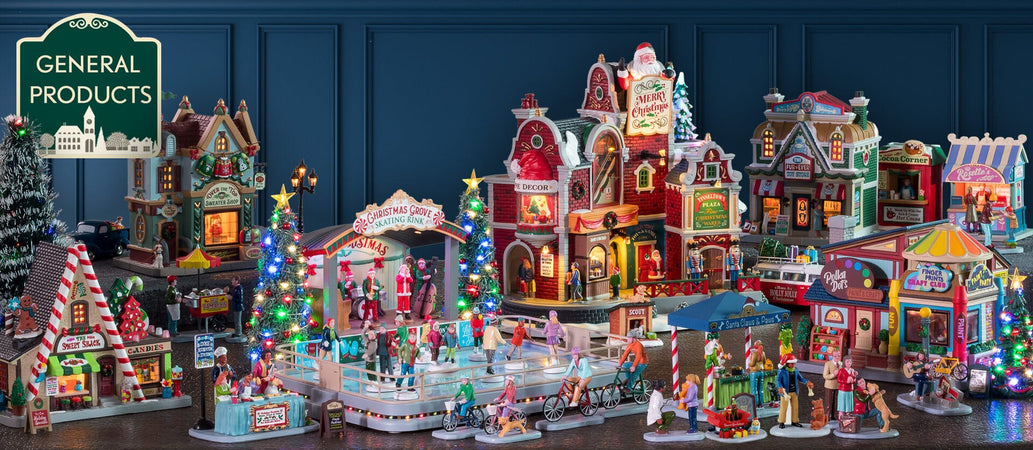 Decorazione "Segnale della festa di Natale" per Villaggio di Natale e presepe, in Metallo da h 3,1 cm