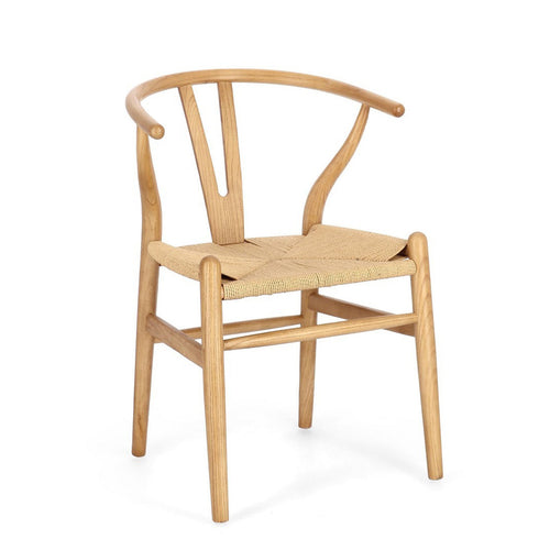 Sedia Artas con struttura in legno di olmo, per arredo interno 49 x 42 x h 78 cm