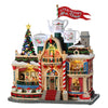 Decorazione Tè con la signora Claus per Villaggio di Natale e presepe, in Resina da h 18,4 cm