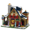 Decorazione Municipio di Park Grove per Villaggio di Natale e presepe, in Porcellana da h 15 cm