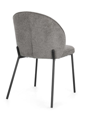 Sedia "Wendy" con struttura in acciaio, per arredo interno 54 x 60 x h 83 cm