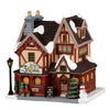 Decorazione The 3 Crowns Inn per Villaggio di Natale e presepe, in Porcellana da h 14,5 cm
