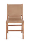 Sedia Eugenie con legno teak, per arredo interno 46 x 59 x h 85 cm