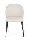 Sedia Wendy con struttura in acciaio, per arredo interno 54 x 60 x h 83 cm