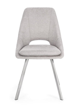 Sedia "Kashar" con struttura in compensato, per arredo interno 45 x 49,5 x h 85 cm