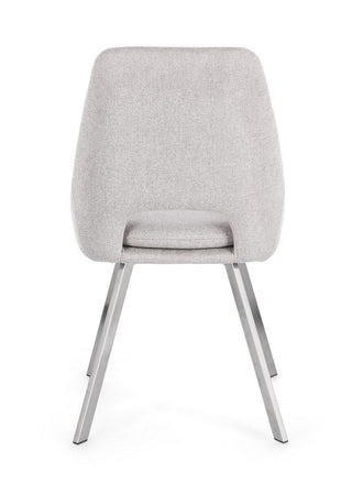 Sedia "Kashar" con struttura in compensato, per arredo interno 45 x 49,5 x h 85 cm