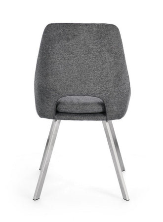 Sedia "Kashar" con struttura in compensato, per arredo interno 45 x 49,5 x h 85 cm