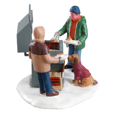Decorazione "Grillin '& Chillin'" per Villaggio di Natale e presepe