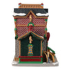 Decorazione La pernice e la pera per Villaggio di Natale e presepe, in Porcellana da h 14,4 cm