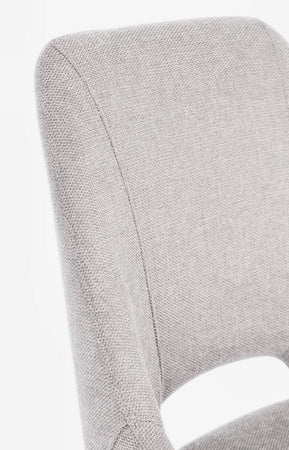 Sedia "Kashar" con struttura in compensato, per arredo interno 45 x 49,5 x h 85 cm