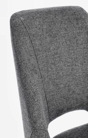 Sedia "Kashar" con struttura in compensato, per arredo interno 45 x 49,5 x h 85 cm