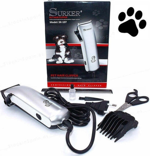 Professionale Pet Tosatrice Macchina Per Animali Domestici Surker Sk-107 Prodotti per animali domestici/Cani/Accessori per toilette/Tosatrici elettriche e lame/Tosatrici elettriche Trade Shop italia - Napoli, Commerciovirtuoso.it