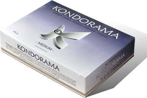 Profilattici Medi Kondorama Medium Profilattici Preservativi Trasparenti non Aromatizzati 144 pz diametro 53 mm Salute e cura della persona/Erotismo e contraccezione/Sesso sicuro e contraccezione/Preservativi/Preservativi maschili Kondorama - Martinsicuro, Commerciovirtuoso.it
