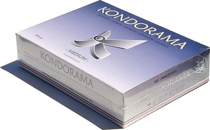 Profilattici Medi Kondorama Medium Profilattici Preservativi Trasparenti non Aromatizzati 144 pz diametro 53 mm Salute e cura della persona/Erotismo e contraccezione/Sesso sicuro e contraccezione/Preservativi/Preservativi maschili Kondorama - Martinsicuro, Commerciovirtuoso.it