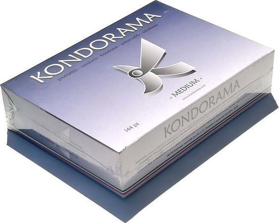 Profilattici Medi Kondorama Medium Profilattici Preservativi Trasparenti non Aromatizzati 144 pz diametro 53 mm Salute e cura della persona/Erotismo e contraccezione/Sesso sicuro e contraccezione/Preservativi/Preservativi maschili Kondorama - Martinsicuro, Commerciovirtuoso.it