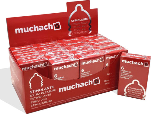 Profilattici Stimolanti Muchacho 120 Preservativi Trasparenti Stimolante Con Rilievi Senza Aroma 6 X 20 Salute e cura della persona/Erotismo e contraccezione/Sesso sicuro e contraccezione/Preservativi/Preservativi maschili Kondorama - Martinsicuro, Commerciovirtuoso.it