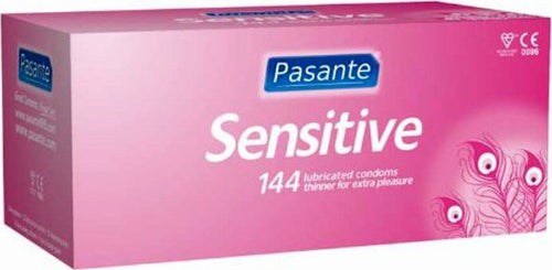 Profilattici Super Sottili Extra Sensibilità Preservativi Pasante Sensitive Sottili 144 Pz Salute e cura della persona/Erotismo e contraccezione/Sesso sicuro e contraccezione/Preservativi/Preservativi maschili Kondorama - Martinsicuro, Commerciovirtuoso.it