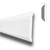 *STOCK FOLLI* Profilo o cornice per boiserie in Polimeri Bianco RAL 9016 verniciabile 70X15mm (Prezzo al metro)