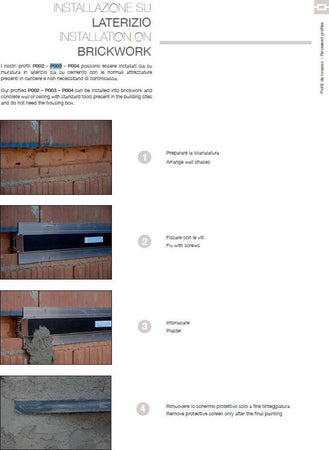 Profilo-9010-Belfiore-AVIOR-P003C-incasso-alumite-striscia-led-installazione-legno-cartongesso-muratura