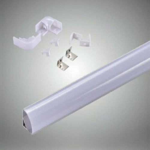Profilo In Alluminio Da 2mt Angolare Copertura Opaca Per Strip Led Strisce Al-04 Illuminazione/Illuminazione per interni/Illuminazione speciale/Nastri LED Trade Shop italia - Napoli, Commerciovirtuoso.it