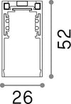 Profilo-Alto-200Cm-Ego-Alluminio-Nero