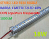 Profilo Barra Rigido Strip Led Da 1 Metro 5630smd Luce Bianco Freddo E Caldo 18w Illuminazione/Strisce LED Trade Shop italia - Napoli, Commerciovirtuoso.it