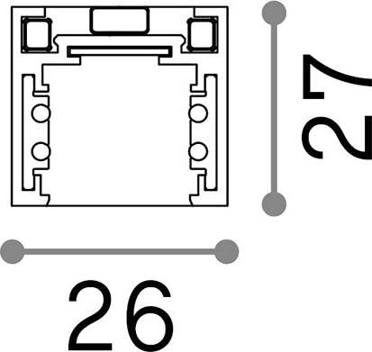 Profilo-Basso-100Cm-Ego-Alluminio-Nero